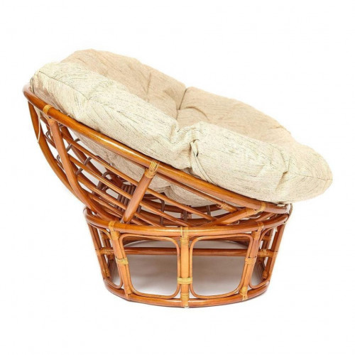 Кресло "MAMASAN"  23/02 W /с подушкой/, Cognac (коньяк)