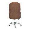 Кресло BERGAMO (хром), флок , коричневый, 6