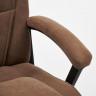 Кресло BERGAMO (хром), флок , коричневый, 6
