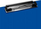 Папка клип-борд Бюрократ -PD602BLU A4 пластик 1.2мм синий с крышкой