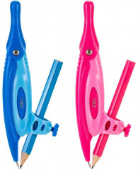 Циркуль Deli EG20102 металл удлинитель в компл.:карандаш