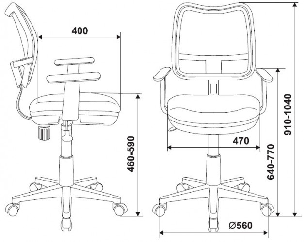 Кресло детское Бюрократ CH-W797 мультиколор Abstract сетка/ткань крестов. пластик пластик белый