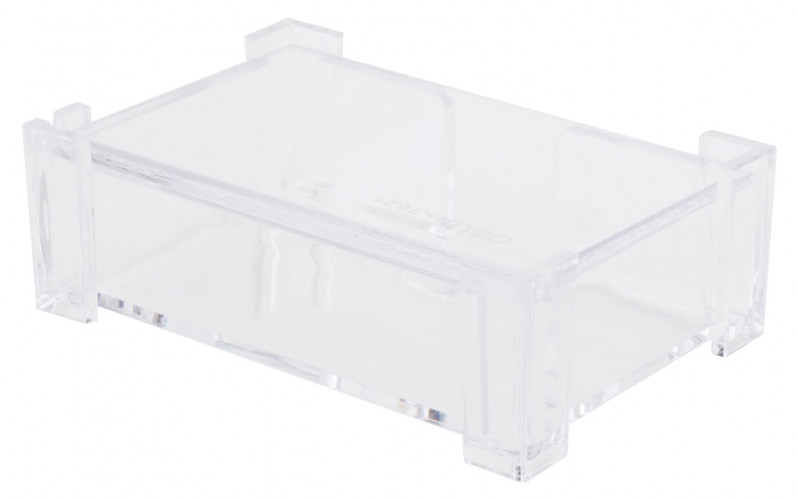 Подставка Deli E7621 для визиток 103х68х34мм прозрачный