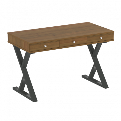 Home Office Стол письменный VR.SP-1-118.M Орех/Антрацит металл 1180*600*750