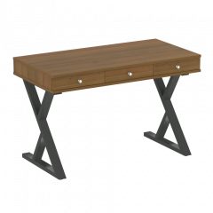 Home Office Стол письменный VR.SP-1-118.M Орех/Антрацит металл 1180*600*750