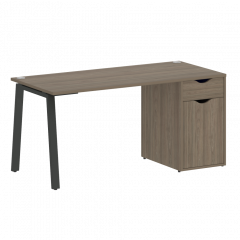 Home Office Стол письменный VR.SP-3-158.1.A Вяз/Антрацит металл 1580*720*750