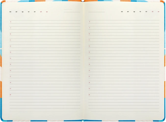 Ежедневник Deli COLORING CN148 A5 обложка картон 136стр. зеленый