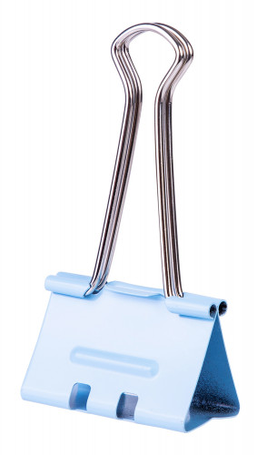 Зажимы Deli E8552S металл 41мм ассорти (упак.:24шт) пластиковая туба