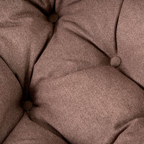 23/01 Матрац для кресла "Папасан", экошерсть, коричневый, 1811-5