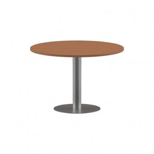 Конференц стол ПРГ-100 Груша Ароза/Алюминий D1000х750