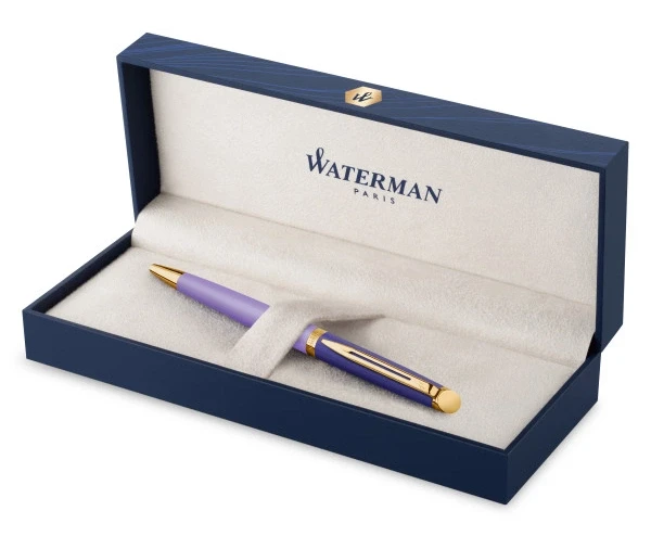 Ручка шариков. Waterman Hemisphere Colour Blocking (2179923) Purple GT M син. черн. подар.кор.