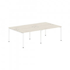 Стол 4-х местный XWST 2414 Сосна Эдмонт/Белый 2406х1406х750 XTEN-S