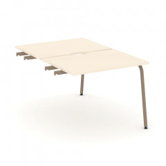 Estetica Двойной стол приставка к опорным тумбам ES.D.SPR-1-VK Сатин/Латте металл 980*1500*750