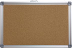 Доска пробковая Buro 60x90см алюминиевая рама