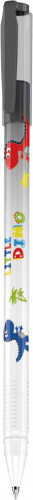 Ручка гелев. Deli Little Dino EG30-BK белый/черный черн. черн. линия 0.5мм