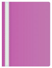 Папка-скоросшиватель Buro -PSE20BU/VIO A4 прозрач.верх.лист пластик фиолетовый 0.11/0.13