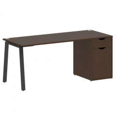 Home Office Стол письменный VR.SP-3-178.1.A Венге/Антрацит металл 1780*720*750