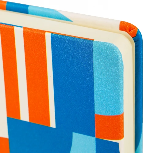 Ежедневник Deli COLORING CN148 A5 обложка картон 136стр. розовый/голубой