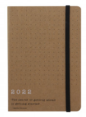 Ежедневник Letts ECO WRITERS A6 обложка картон белые страницы бежевый