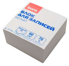 Блок для записей бумажный Buro Эконом 90х90х45мм 60г/м2 70% белый