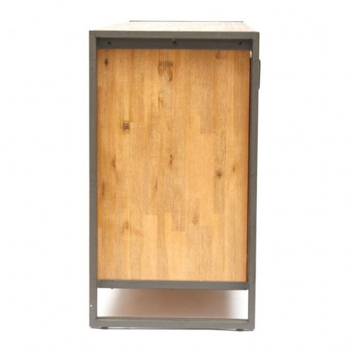 Комод Secret De Maison CITY ( mod. CTY D01ABOIS2-180 ), металл/дерево акация, 180х45х80см, коричневый дым (smoke brown B034)