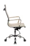 Кресло руководителя Бюрократ CH-883 слоновая кость эко.кожа крестов. металл хром