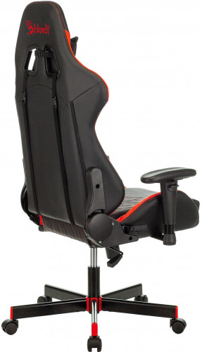 Кресло игровое A4Tech Bloody GC-870 черный/красный ромбик эко.кожа с подголов. крестов. металл