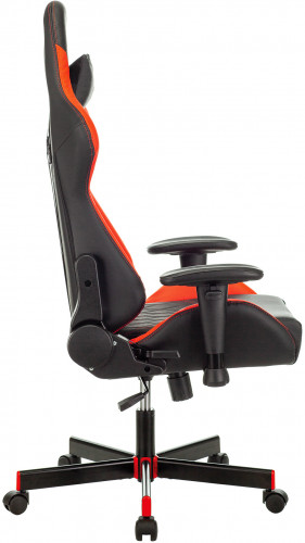 Кресло игровое A4Tech Bloody GC-870 черный/красный ромбик эко.кожа с подголов. крестов. металл