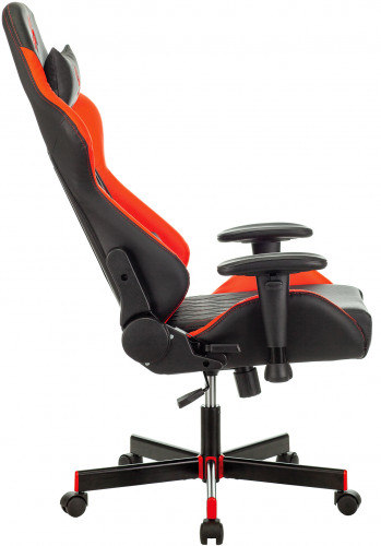 Кресло игровое A4Tech Bloody GC-870 черный/красный ромбик эко.кожа с подголов. крестов. металл