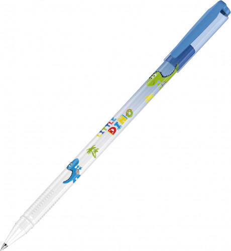 Ручка гелев. Deli Little Dino EG30-BL белый/синий син. черн. линия 0.5мм