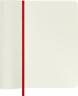 Блокнот Moleskine CLASSIC SOFT QP613F2 Pocket 90x140мм 192стр. нелинованный мягкая обложка красный