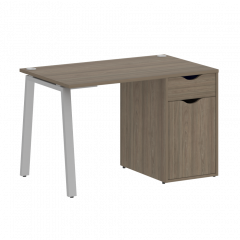 Home Office Стол письменный VR.SP-3-118.1.A Вяз/Серый металл 1180*720*750