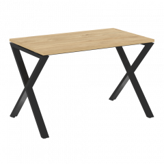 Loft Стол рабочий VR.L-SRX-2.7 Тиквуд светлый/Чёрный металл 1180*720*750