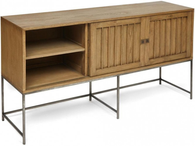 Комод Secret De Maison DAVIS ( mod. BUF OTH 19-03 ), красное дерево/металл, 160х43х90см, античный дуб