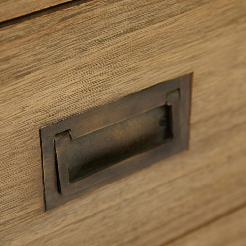 Комод Secret De Maison DAVIS ( mod. BUF OTH 19-03 ), красное дерево/металл, 160х43х90см, античный дуб