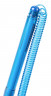 Ручка шариков. автоматическая Deli EQ50-BL синий/прозрачный d=0.7мм син. черн. на подставке резин. манжета