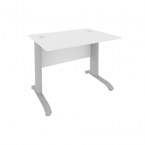 Riva Metal-L Стол письменный ПЛ.СП-1 Белый/Тёмно-серый металл 1000*720*750
