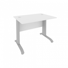 Riva Metal-L Стол письменный ПЛ.СП-1 Белый/Тёмно-серый металл 1000*720*750