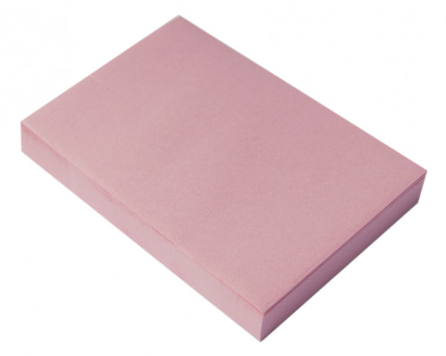 Блок самоклеящийся бумажный Silwerhof 682155-03 51x76мм 100лист. 75г/м2 пастель розовый