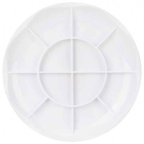 Палитра для смешивания красок Deli 68305 круглая D135мм