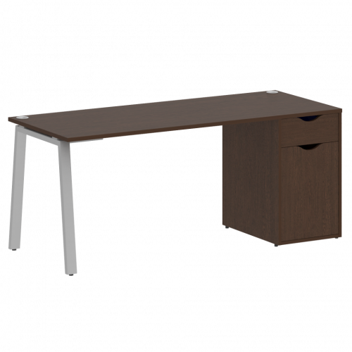 Home Office Стол письменный VR.SP-3-178.1.A Венге/Серый металл 1780*720*750