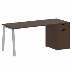 Home Office Стол письменный VR.SP-3-178.1.A Венге/Серый металл 1780*720*750