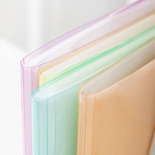 Папка с 20 прозр.вклад. Deli EB032 A4 полипропилен ассорти