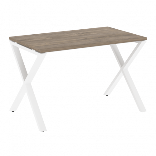 Loft Стол рабочий VR.L-SRX-2.7 Тиквуд тёмный/Белый металл 1180*720*750