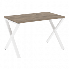 Loft Стол рабочий VR.L-SRX-2.7 Тиквуд тёмный/Белый металл 1180*720*750