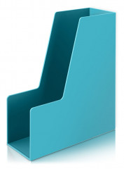 Лоток вертикальный Deli ENS022BLUE Nusign для бумаг A4 синий пластик