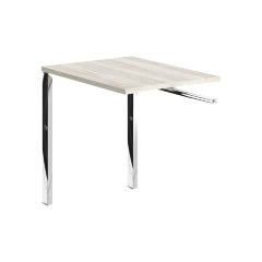 Брифинг приставка XGR 889.1 Сосна Эдмонт/Нержавейка полированная 800х600х750 XTEN GLOSS