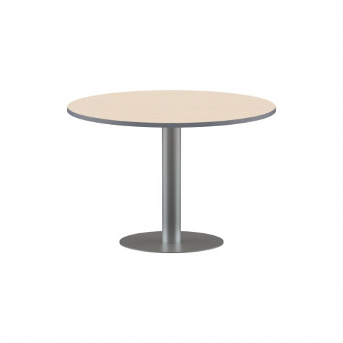 Конференц стол ПРГ-100 Клен/Алюминий D1000х750