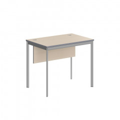 Стол письменный СП-1.1SD Клен/Алюминий 900х600х755. IMAGO-S