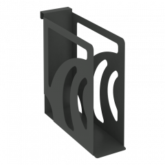 Навесной лоток для папок узкий MAN-11 Капучино металл 80*263*250